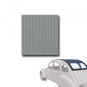 Capote 2CV Gris cormoran fermeture intérieure - ​Drones Professionnels & Grand Public | Boutique Française​ - scotch fermeture amp boutique