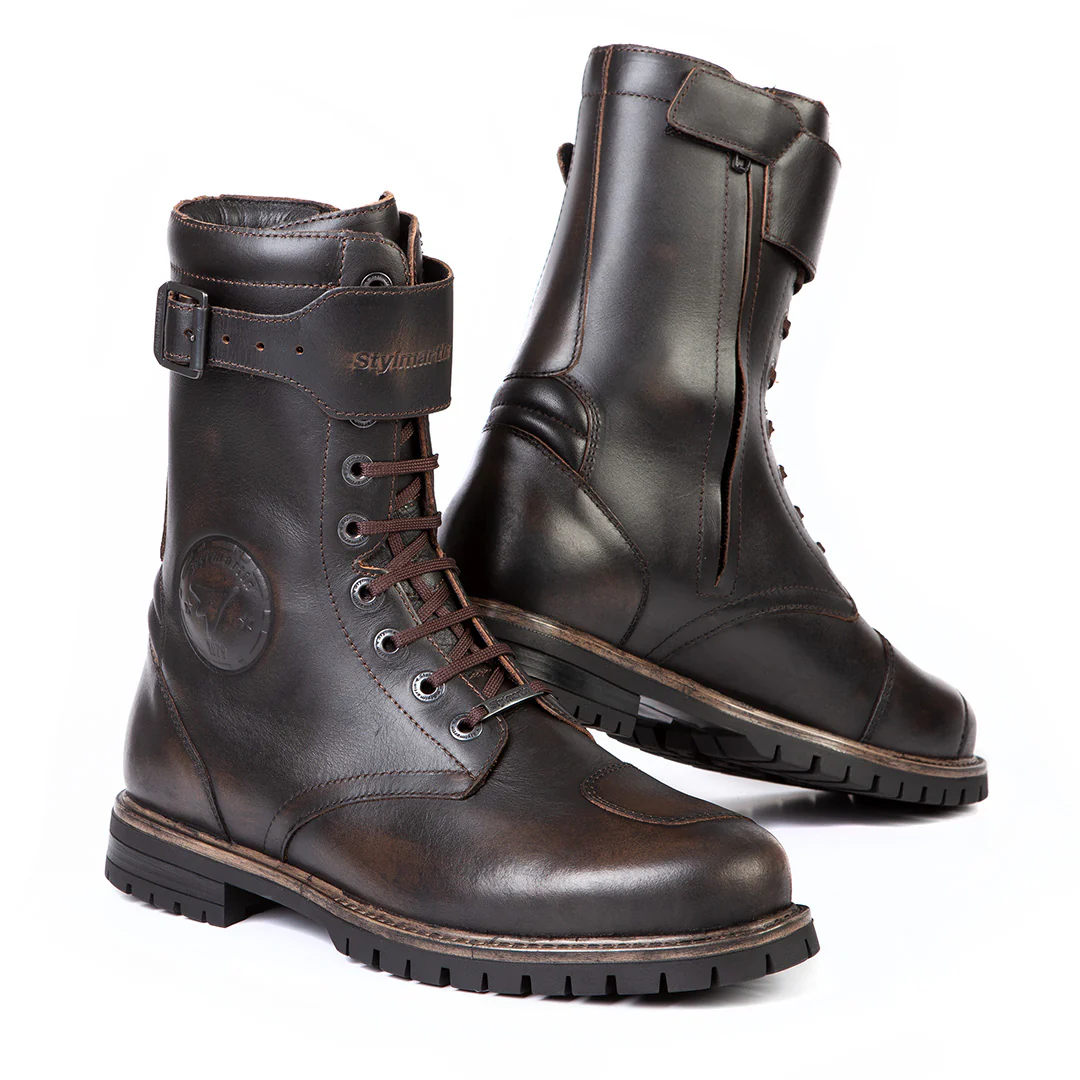Bottines moto Stylmartin™ - ROCKET WP MARRON - ​Drones Professionnels & Grand Public | Boutique Française​ AXO Drone Boots