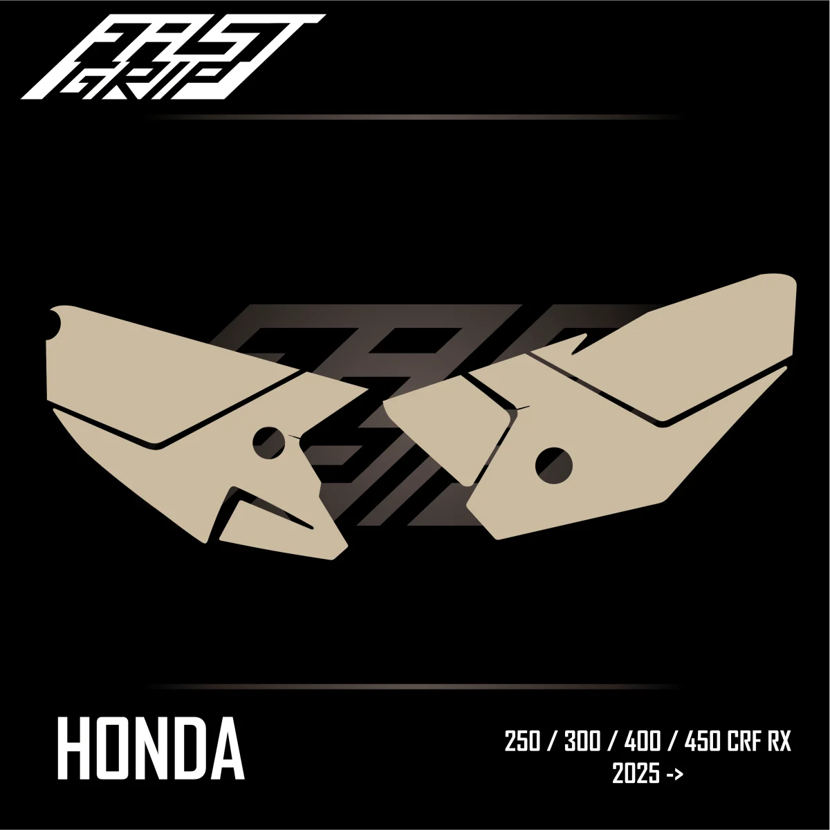 Kit autocollant protection plaques latérales Honda 250 / 300 / 400 / 450 CRF RX 2025 -> 2026 FULL GRIP Transparent - Tout pour Créer des Expériences Mémorables en Extérieur FAST GRIP Protections plaques latérales Honda 250 CRF 2010 -> 2013 / 450 CRF  2009 -> 2012 SOFT GRIP Transparent