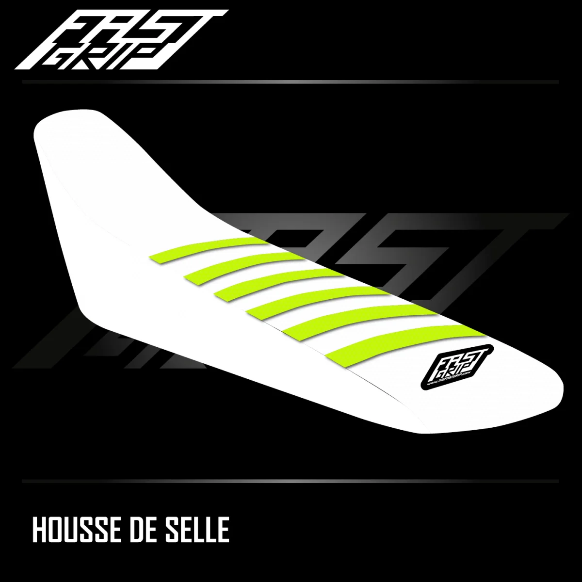 Housse de selle TRIUMPH 250 / 450 TFE 2025 -> 2026 Blanche | Jaune Fluo - Tout pour Créer des Expériences Mémorables en Extérieur - {'count': 1, 'name': 'Equestre'}